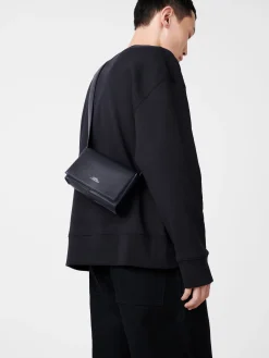 Clearance Studio Nicholson Meshi Mini Leather Bag Darkest Navy