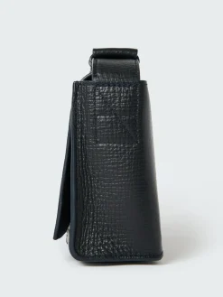 Clearance Studio Nicholson Meshi Mini Leather Bag Darkest Navy