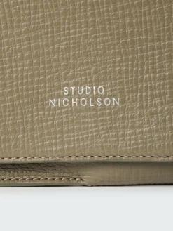 New Studio Nicholson Meshi Mini Leather Bag Elephant