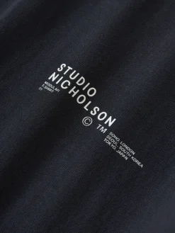 New Studio Nicholson Module T-Shirt Darkest Navy