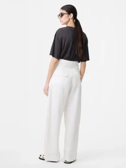 Clearance Studio Nicholson Myers Linen Pant Parchment