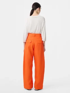 Sale Studio Nicholson Myers Linen Pant Clementine