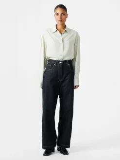 Best Studio Nicholson Neive Italian Denim Pant Black
