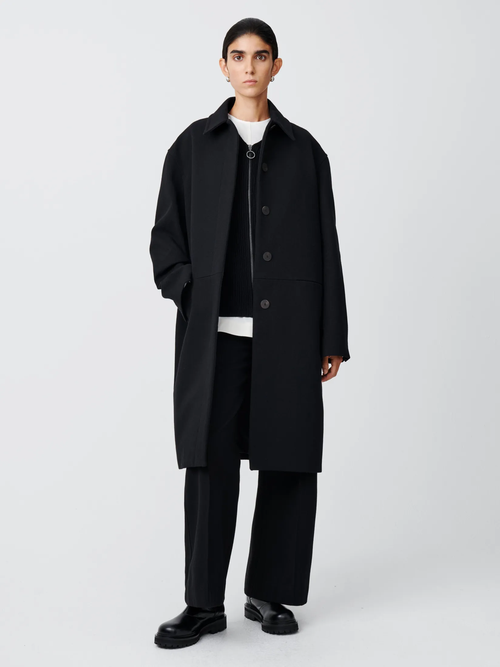 Discount Studio Nicholson Ness Coat Black