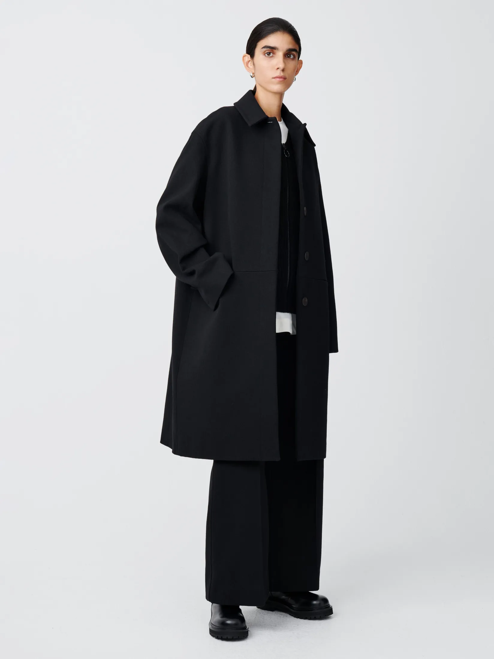 Discount Studio Nicholson Ness Coat Black