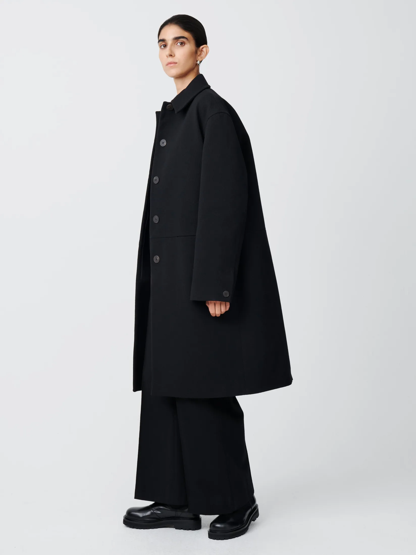 Discount Studio Nicholson Ness Coat Black