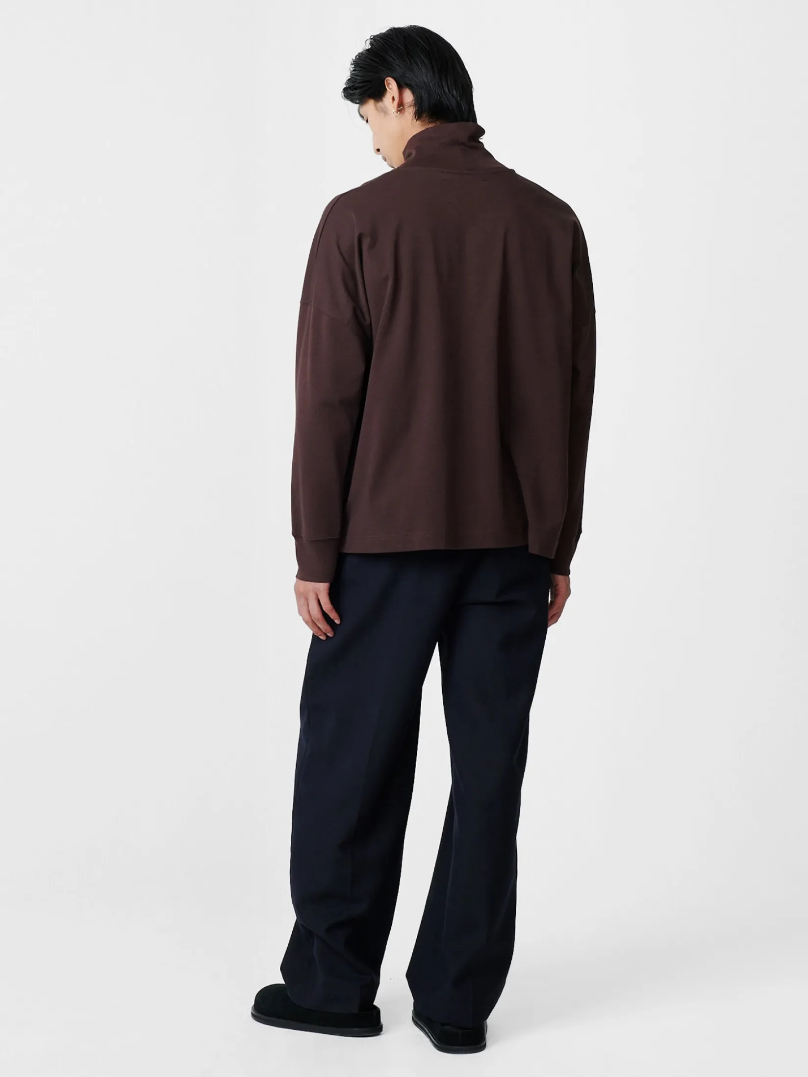Fashion Studio Nicholson Noam Tropical Wool Pant Darkest Navy