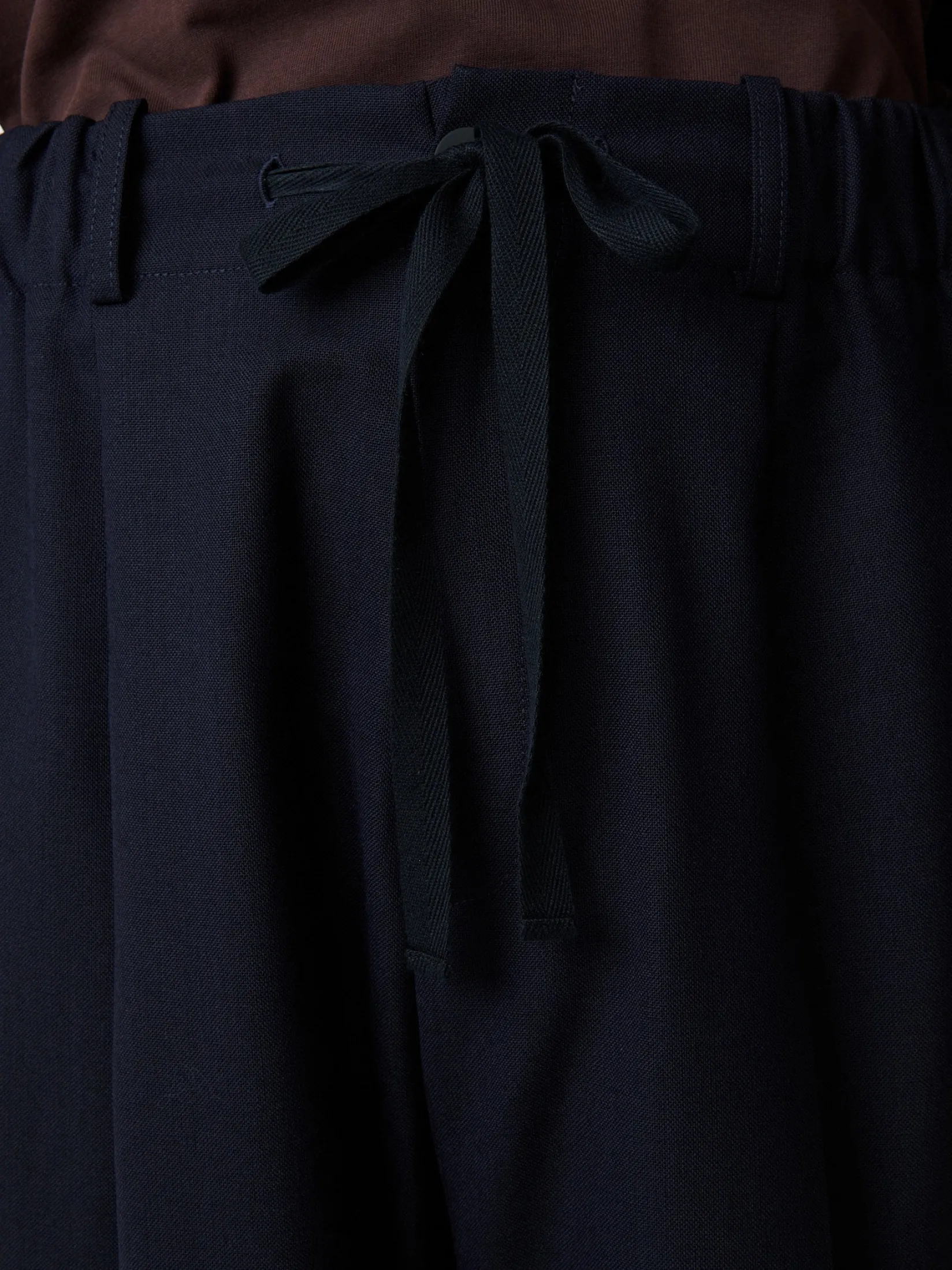 Fashion Studio Nicholson Noam Tropical Wool Pant Darkest Navy