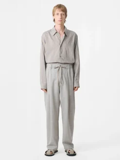 Best Studio Nicholson Noam Tropical Wool Pant Ice Melange