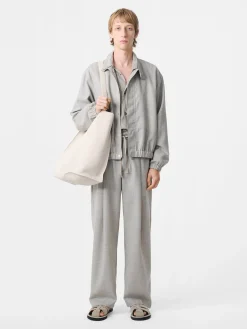Best Studio Nicholson Noam Tropical Wool Pant Ice Melange
