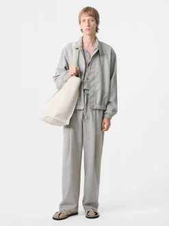Best Studio Nicholson Noam Tropical Wool Pant Ice Melange