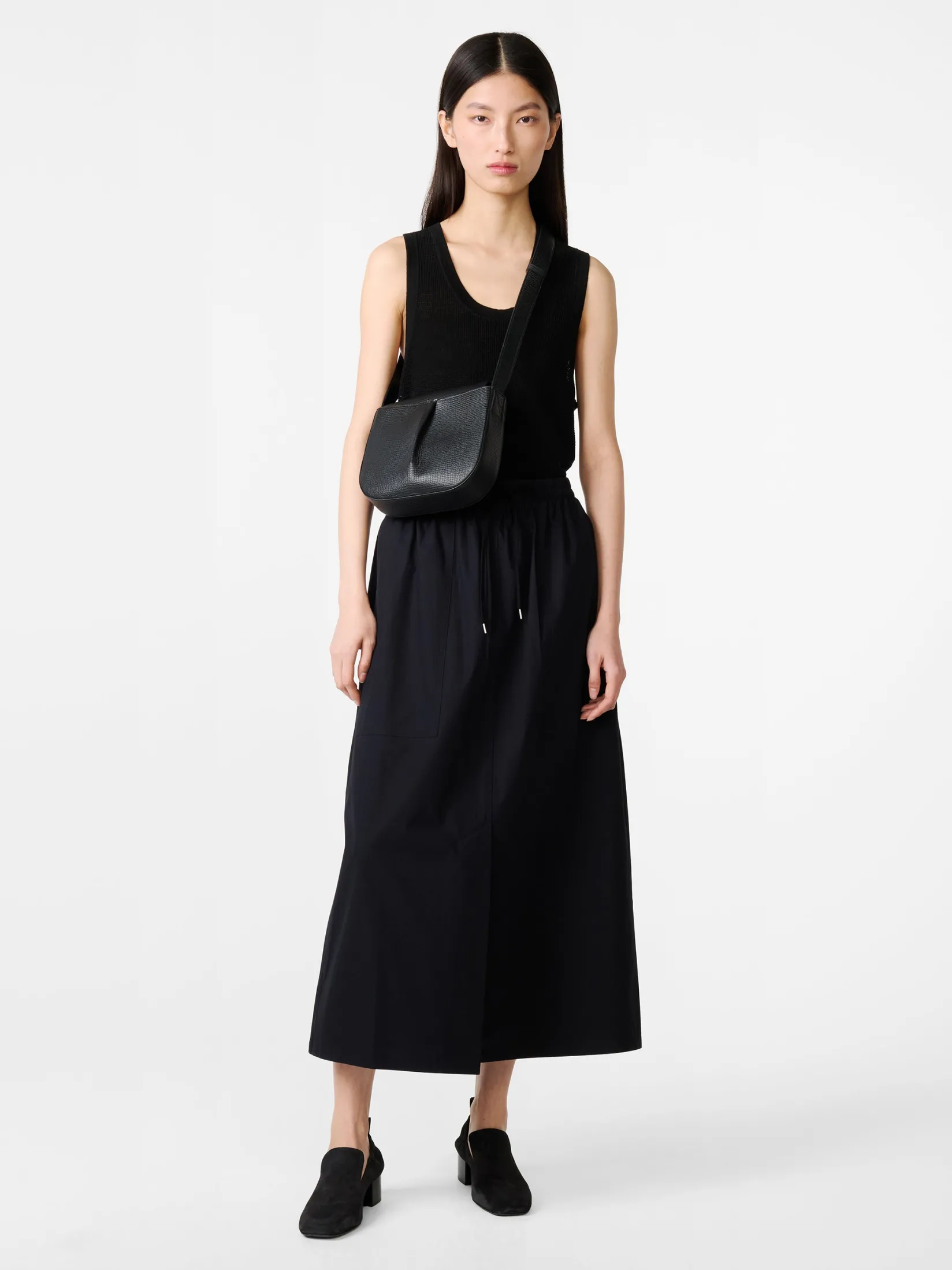 Discount Studio Nicholson Oates Skirt Darkest Navy