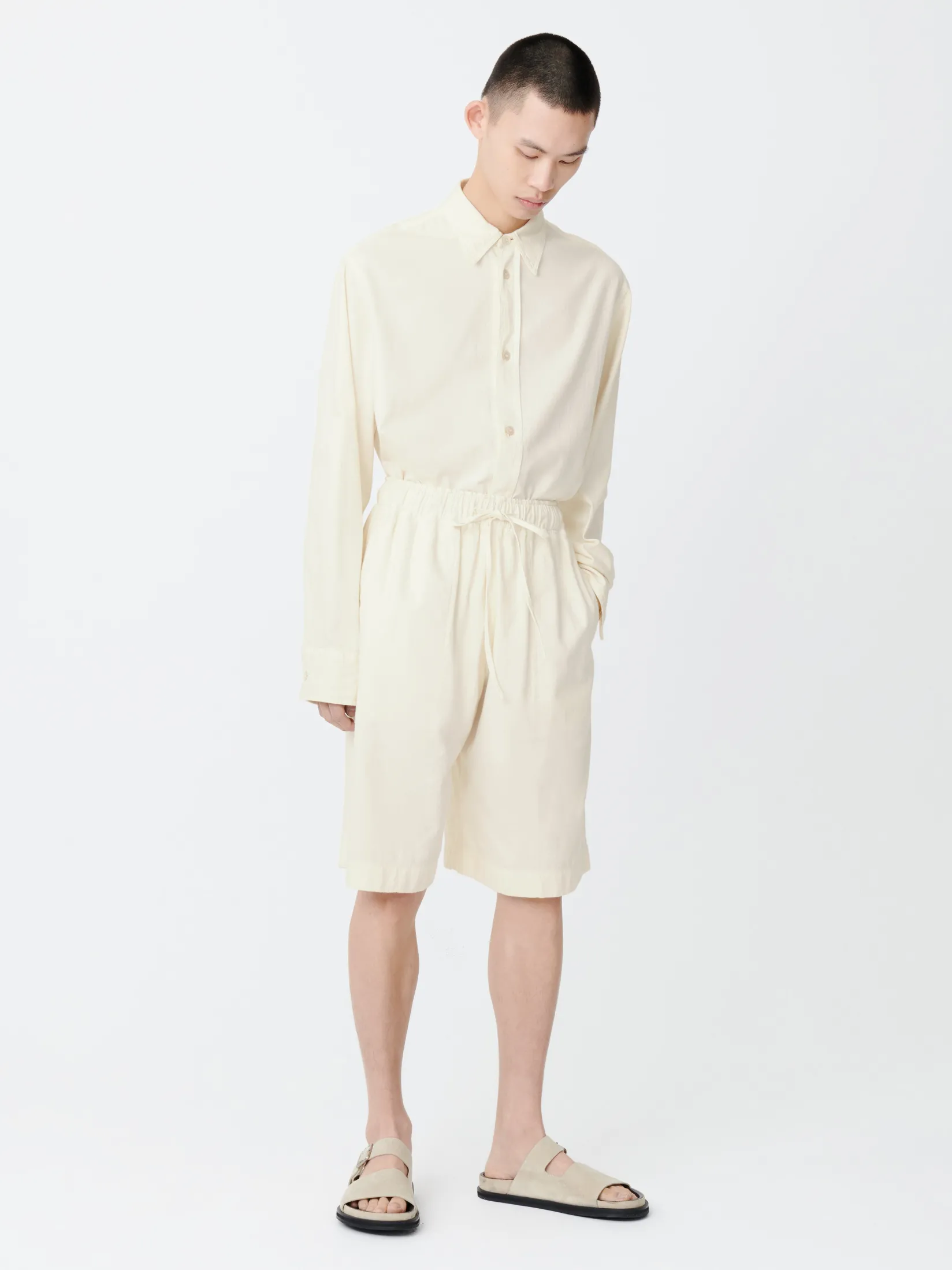 New Studio Nicholson Ossi Denim Short Parchment