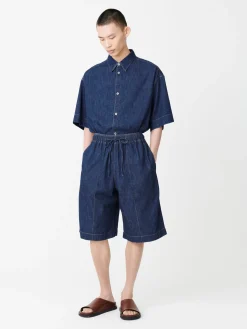 Discount Studio Nicholson Ossi Denim Short Indigo