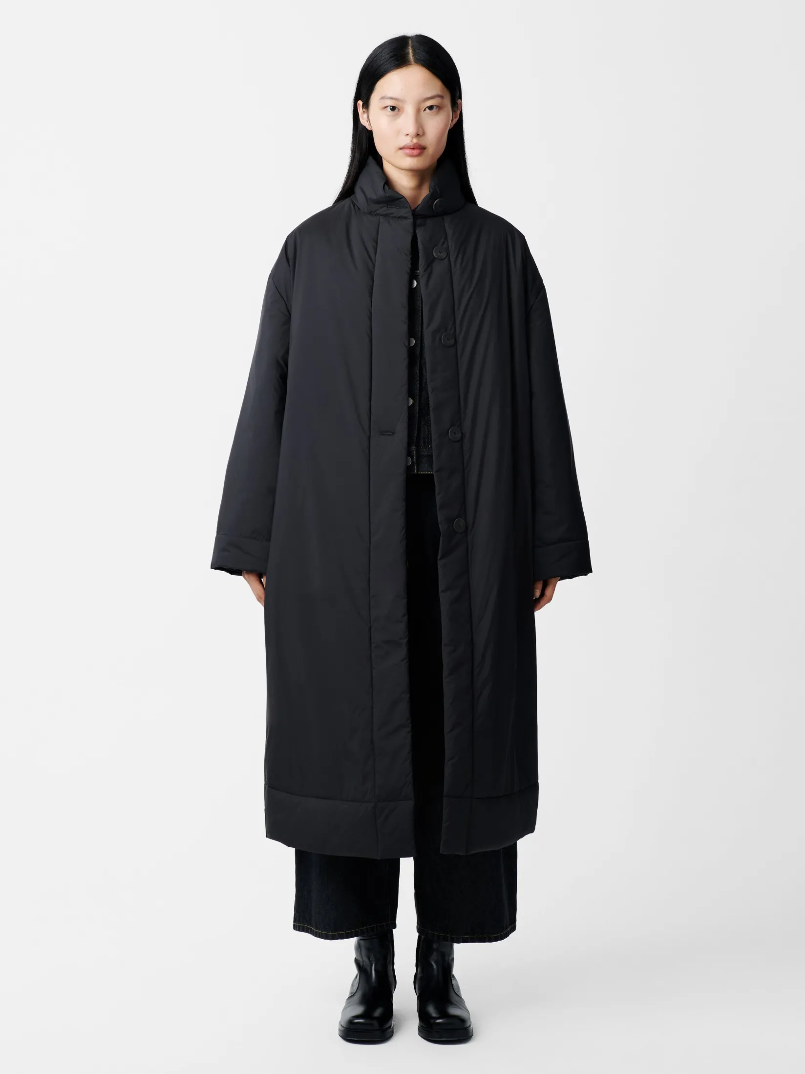 New Studio Nicholson Pallan Down Coat Black