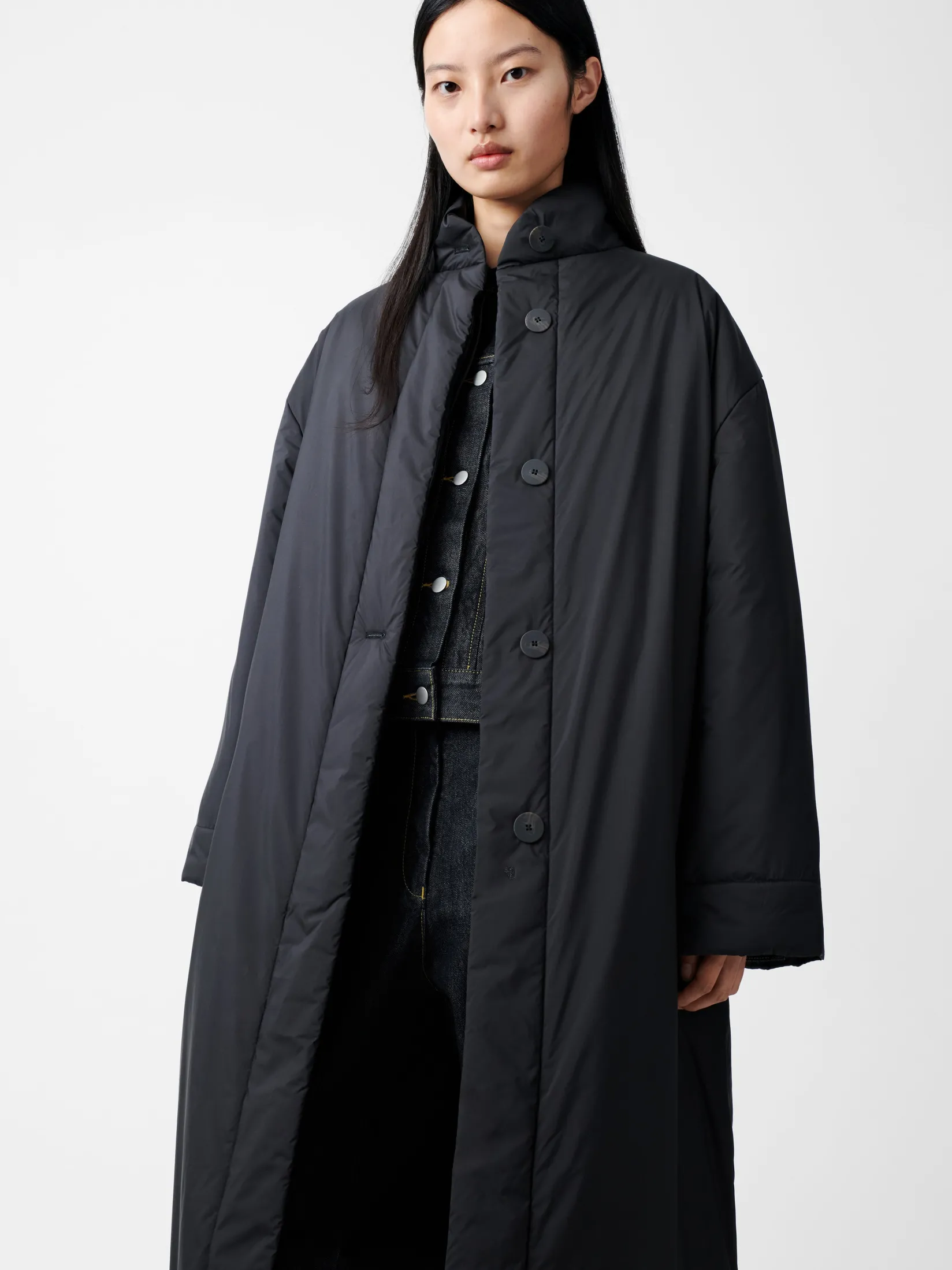 New Studio Nicholson Pallan Down Coat Black