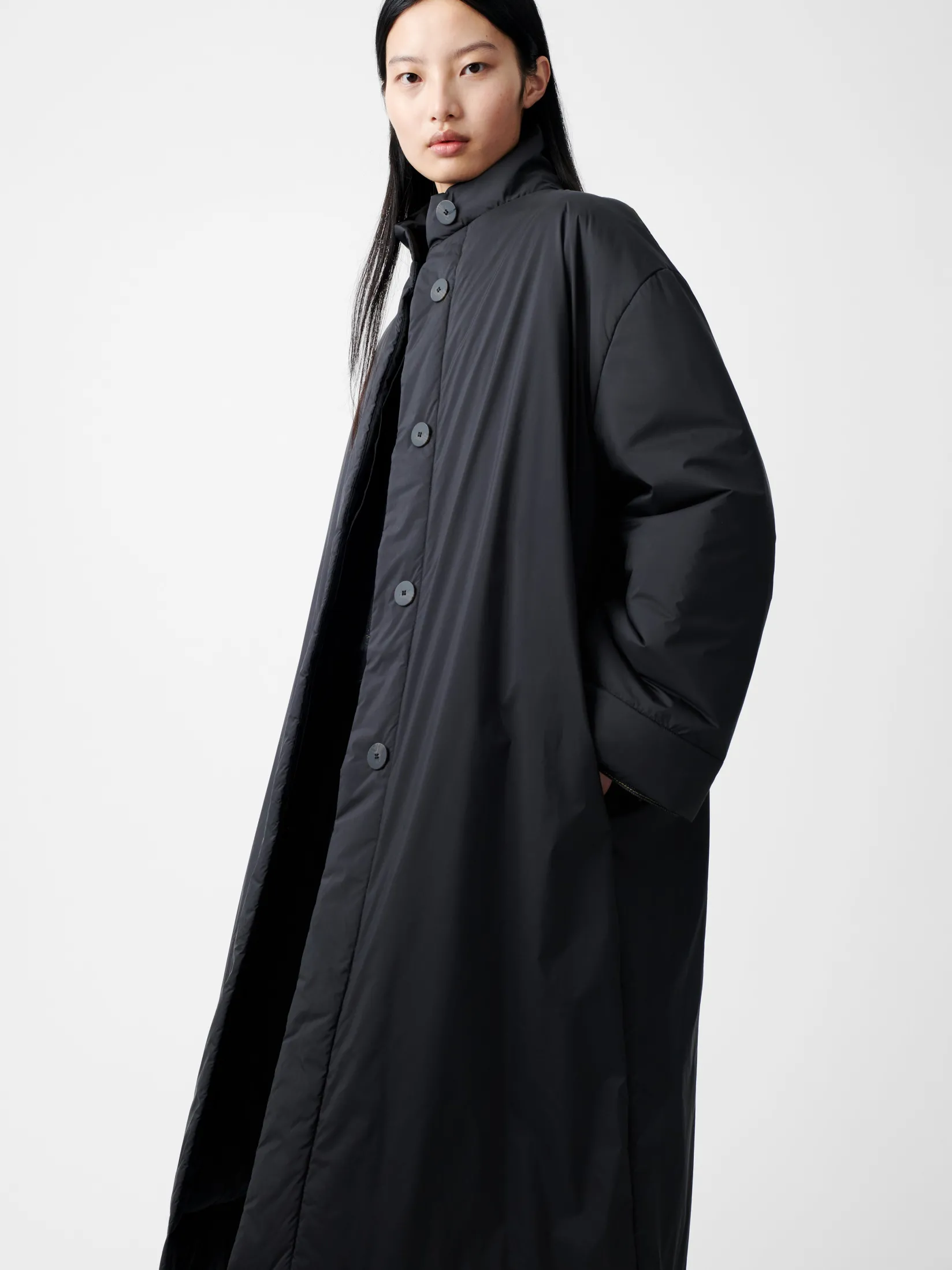 New Studio Nicholson Pallan Down Coat Black