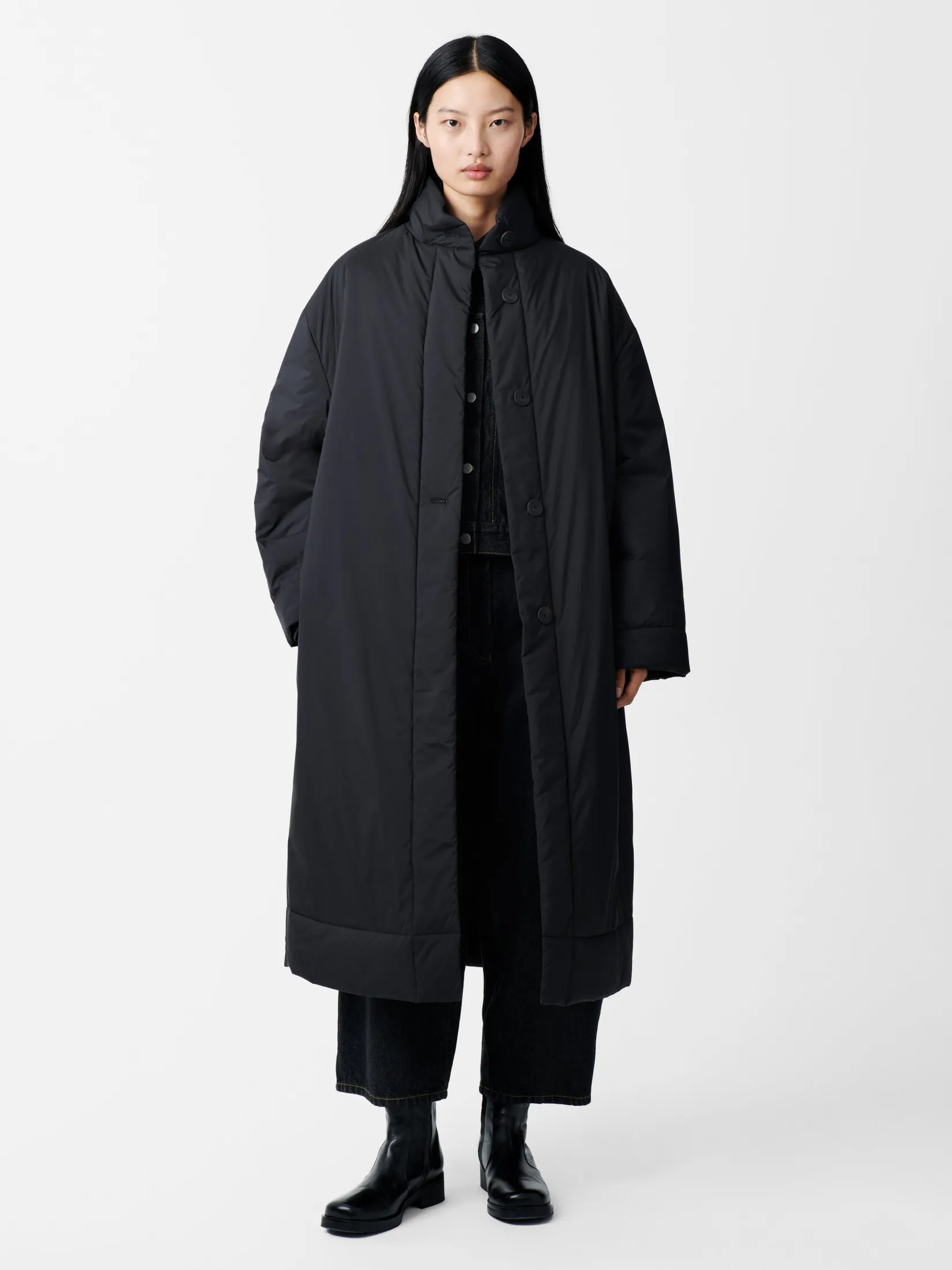 New Studio Nicholson Pallan Down Coat Black