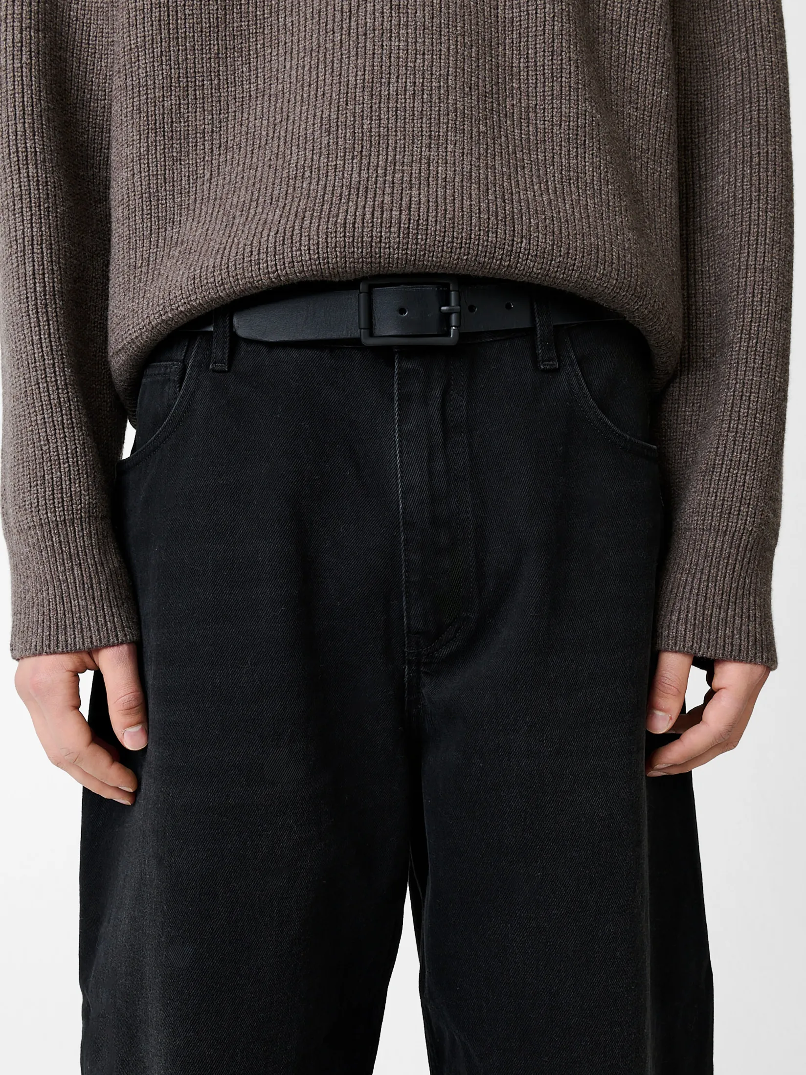 Clearance Studio Nicholson Paolo Denim Pant Washed Black
