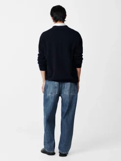 Sale Studio Nicholson Parr Knit Darkest Navy
