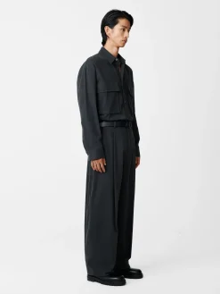 Outlet Studio Nicholson Pat Shirt Dark Fir