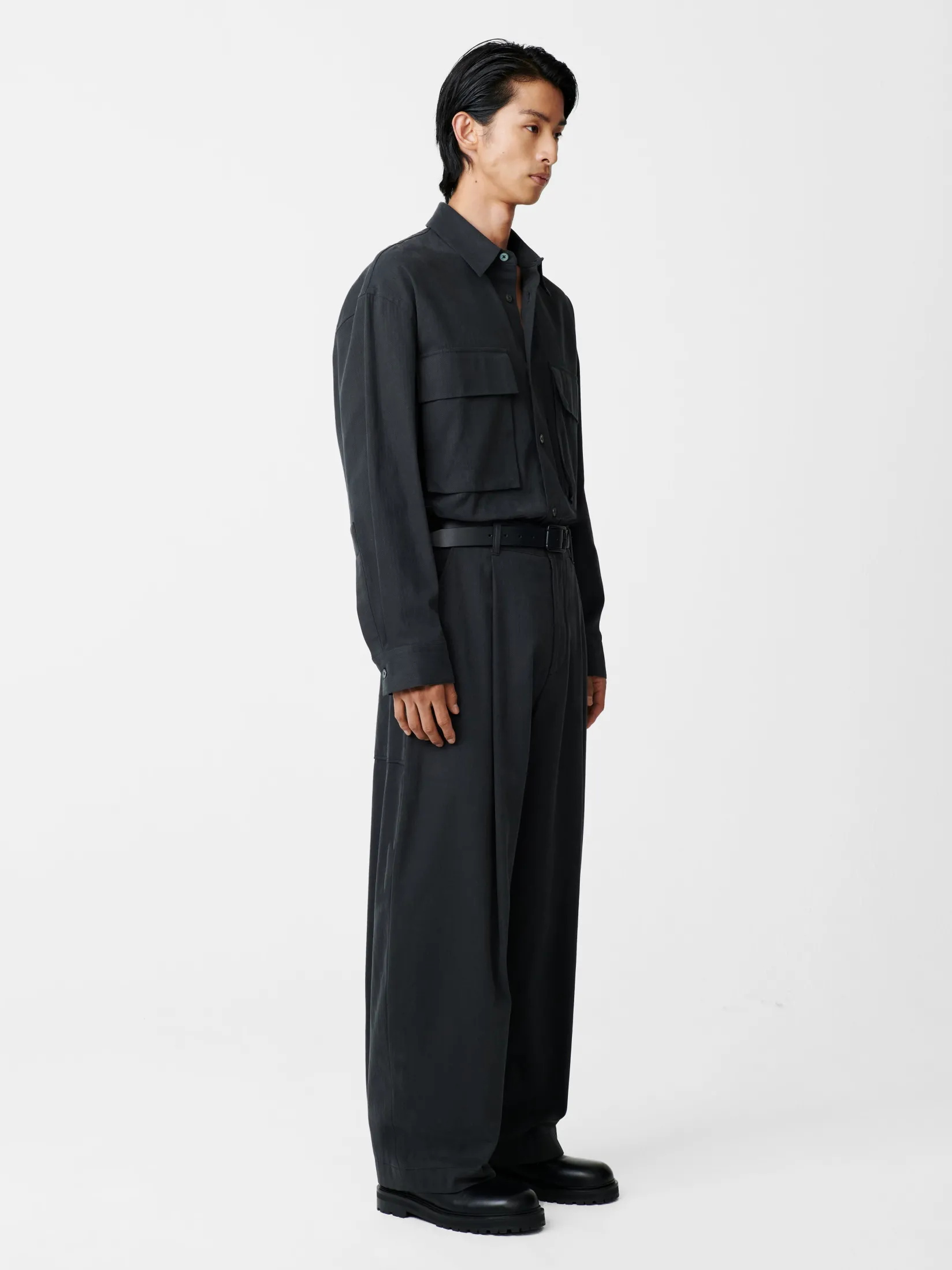 Outlet Studio Nicholson Pat Shirt Dark Fir