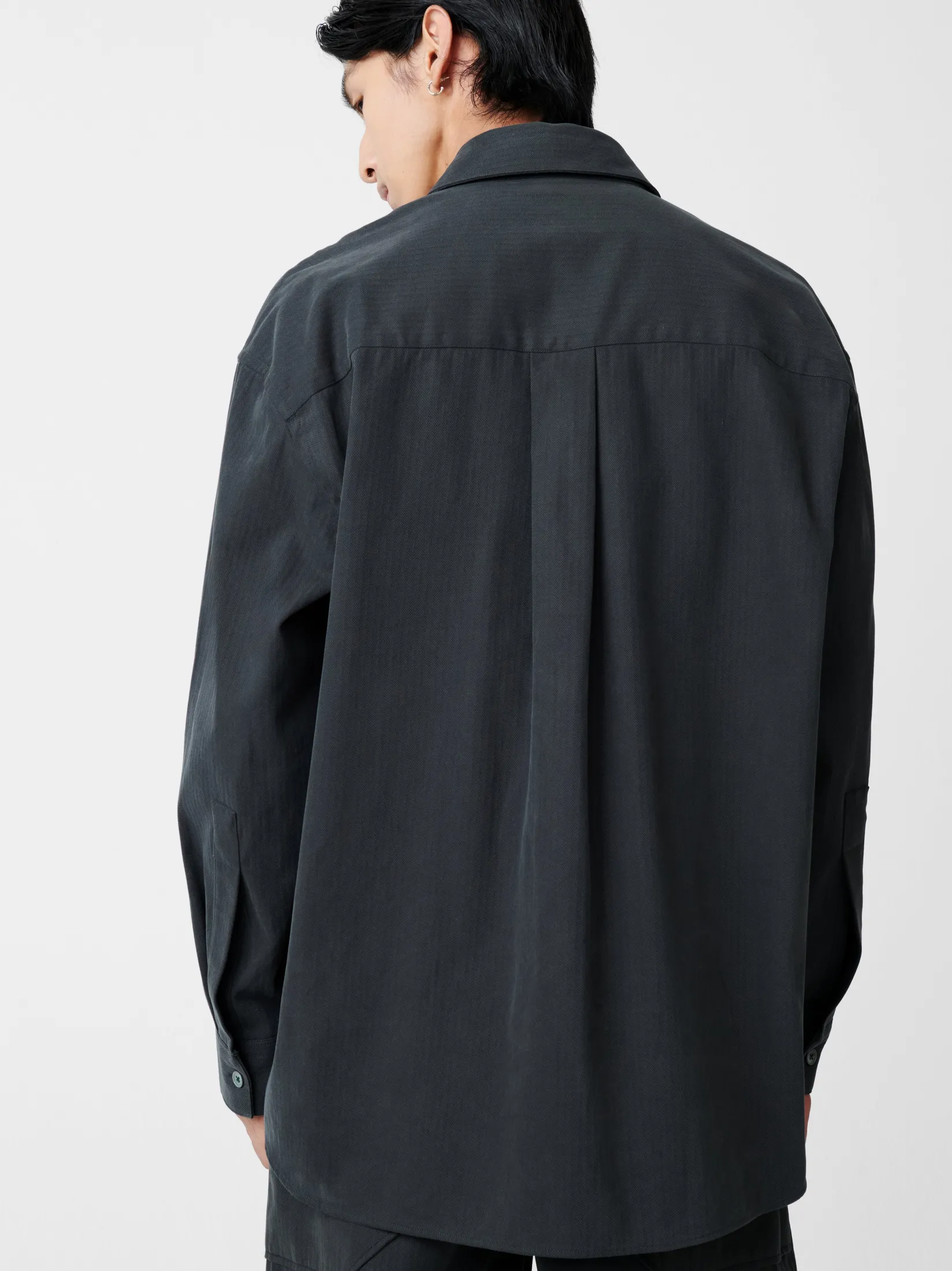 Outlet Studio Nicholson Pat Shirt Dark Fir