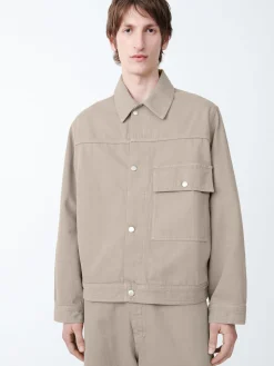 Hot Studio Nicholson Petar Denim Jacket Fawn