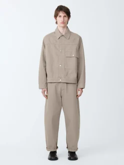 Hot Studio Nicholson Petar Denim Jacket Fawn