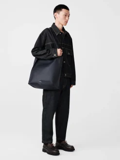 Clearance Studio Nicholson Petar Italian Denim Jacket Black