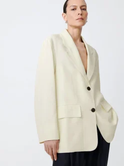 New Studio Nicholson Phelps Viscose Jacket Parchment