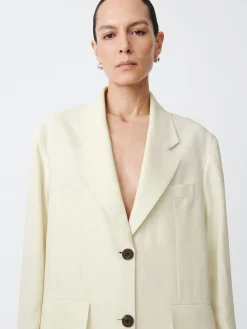 New Studio Nicholson Phelps Viscose Jacket Parchment