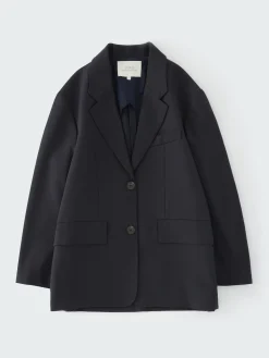 Outlet Studio Nicholson Phelps Wool Jacket Darkest Navy