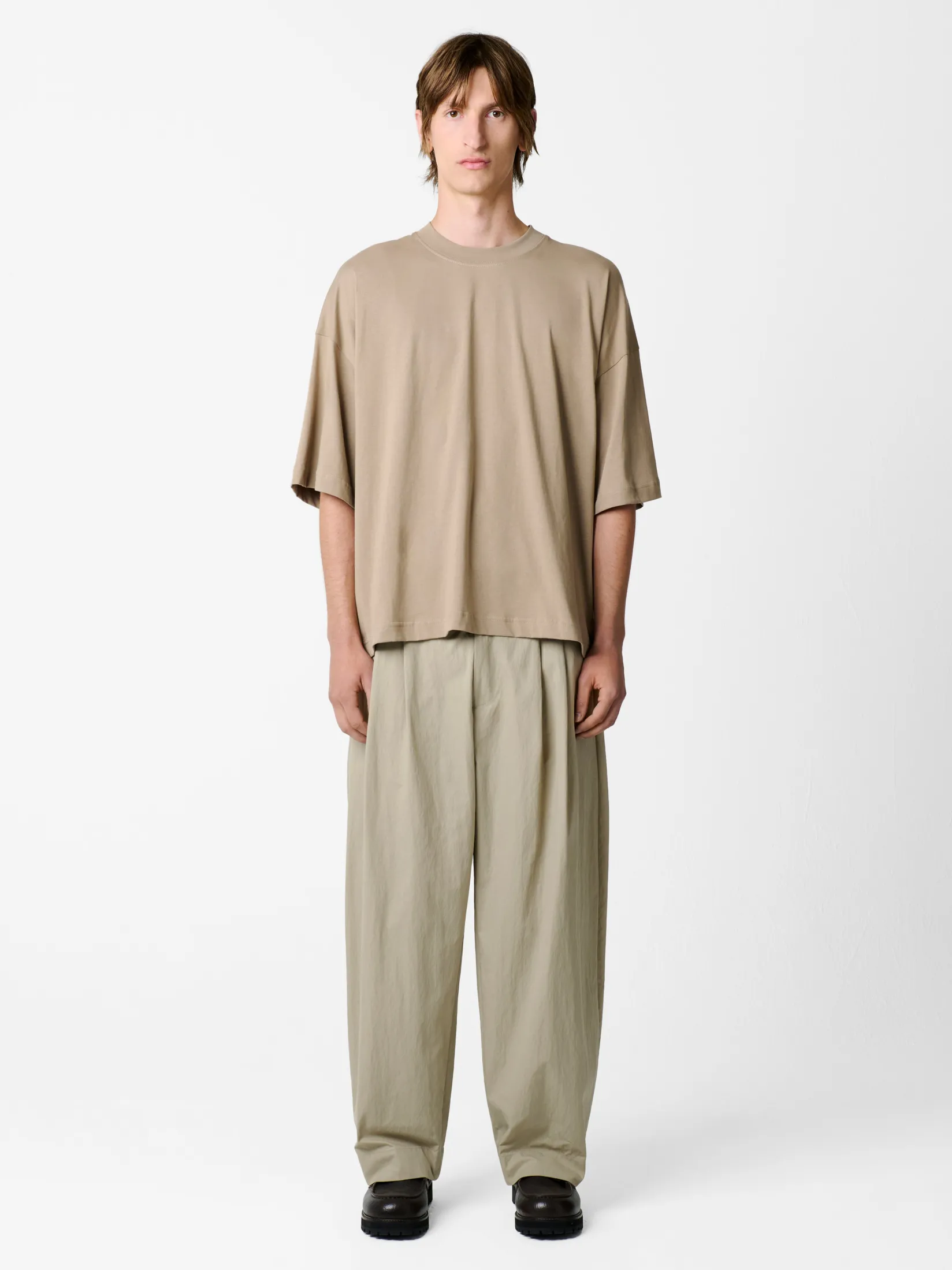 New Studio Nicholson Piu T-shirt Dark Stone