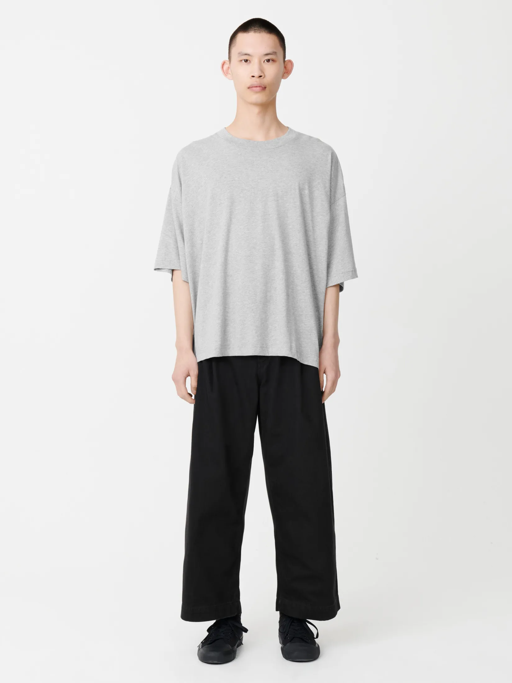Fashion Studio Nicholson Piu T-Shirt Grey Marl