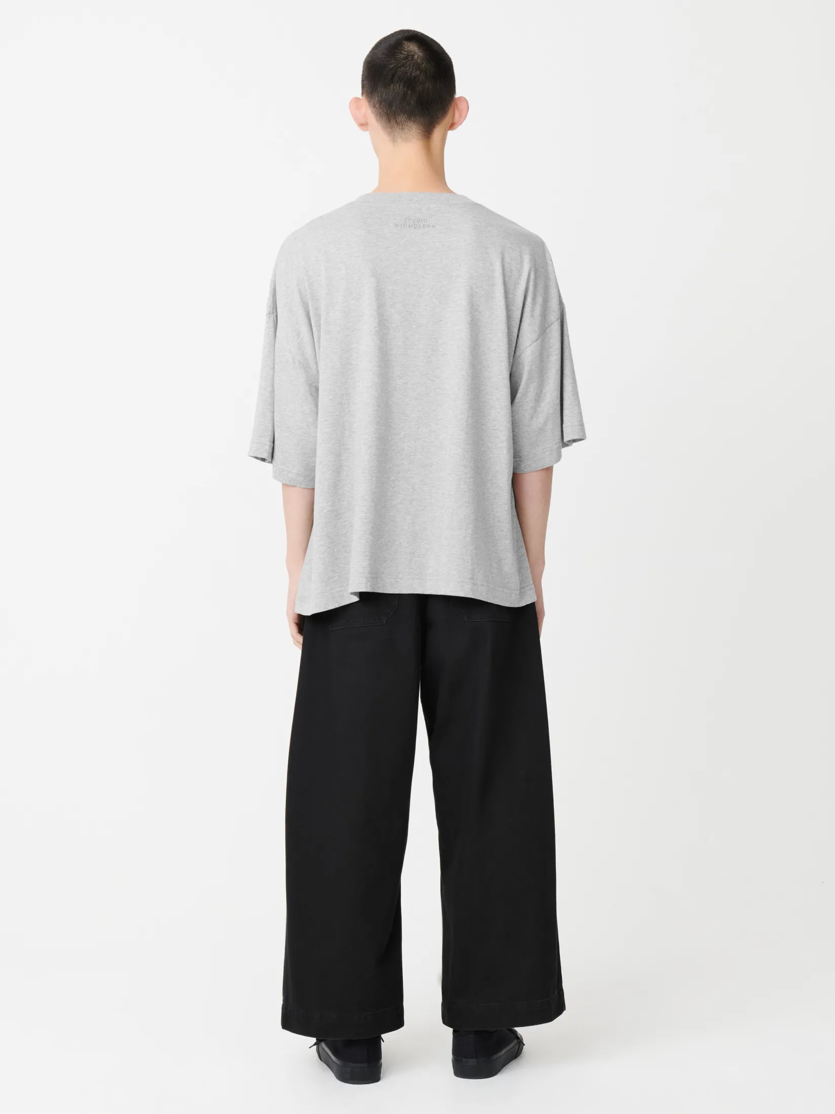 Fashion Studio Nicholson Piu T-Shirt Grey Marl