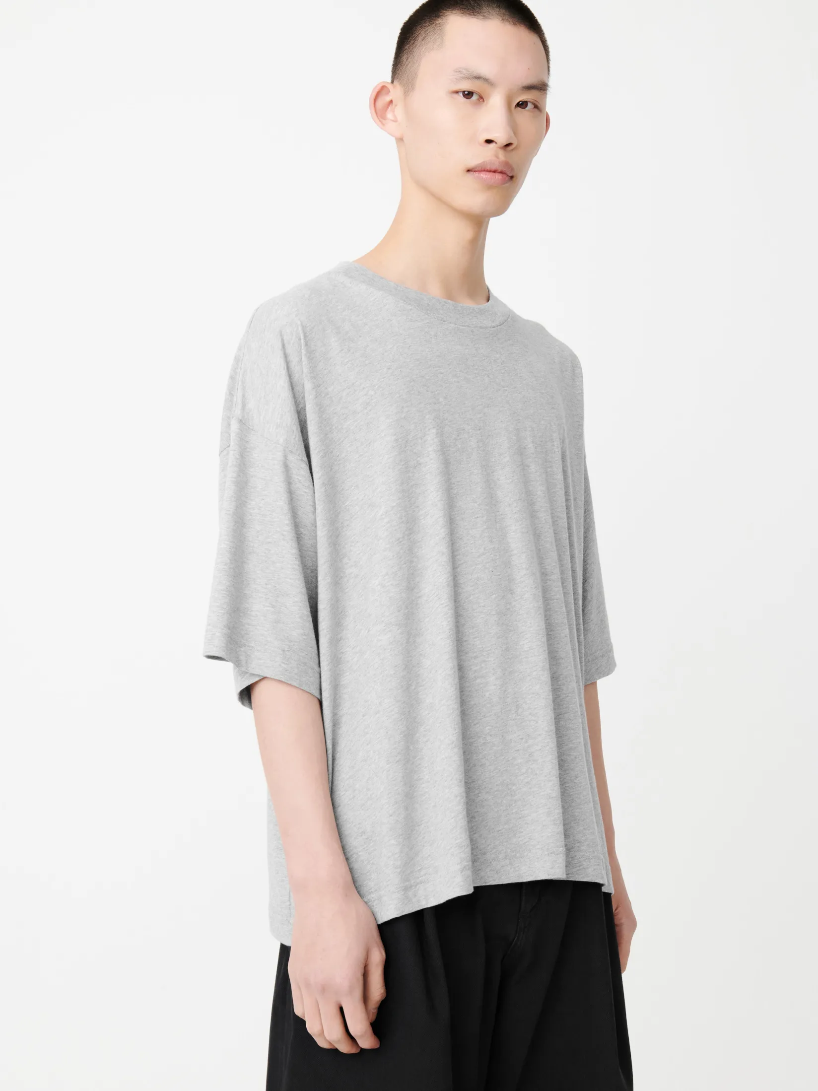 Fashion Studio Nicholson Piu T-Shirt Grey Marl