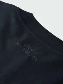 Clearance Studio Nicholson Piu T-Shirt Darkest Navy