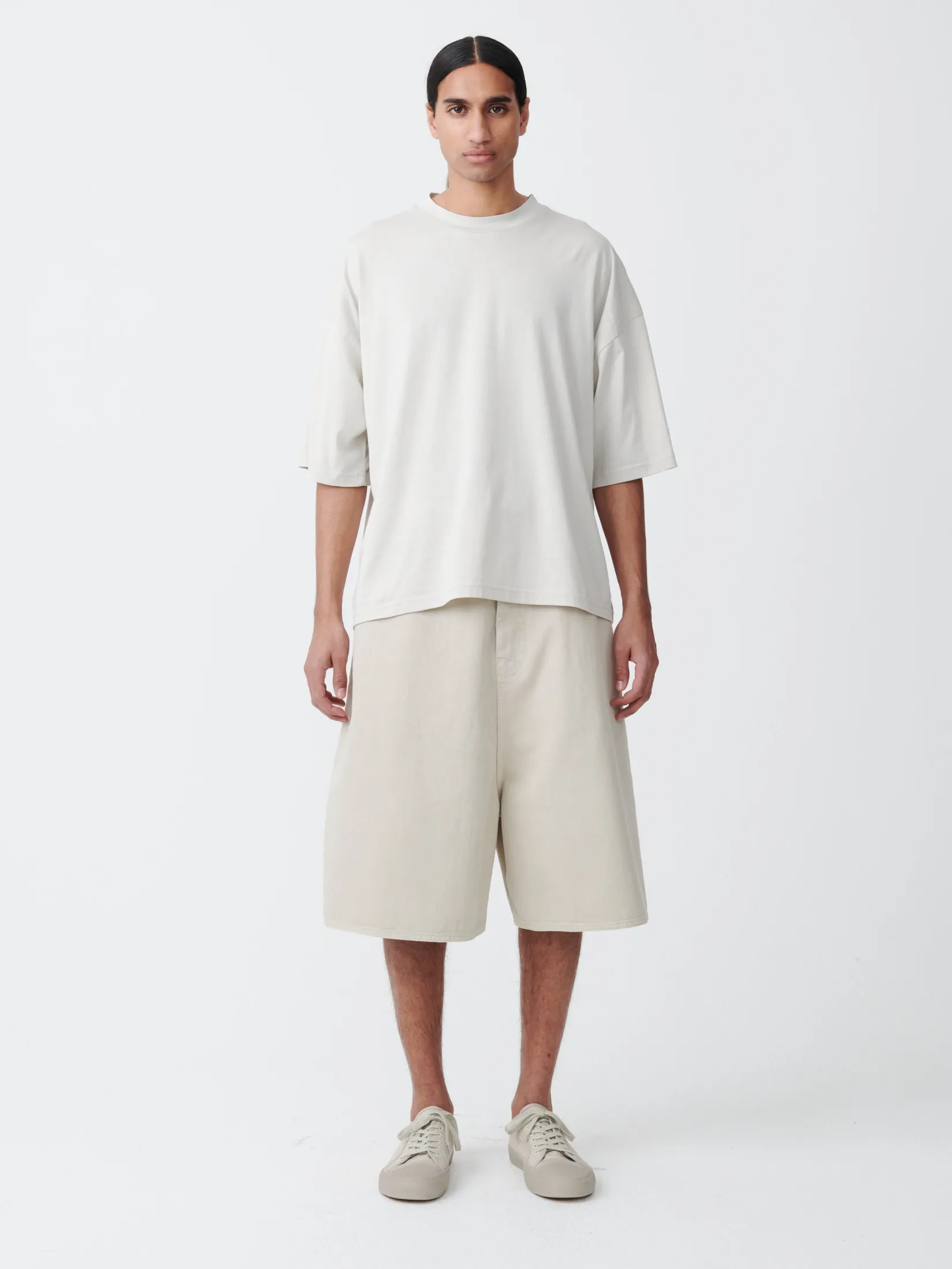 Clearance Studio Nicholson Piu T-Shirt Light Grey