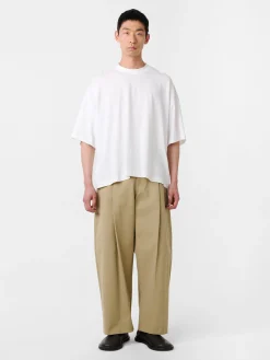 Discount Studio Nicholson Piu T-Shirt Optic White