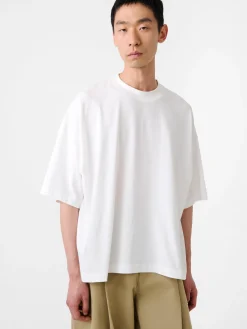 Discount Studio Nicholson Piu T-Shirt Optic White