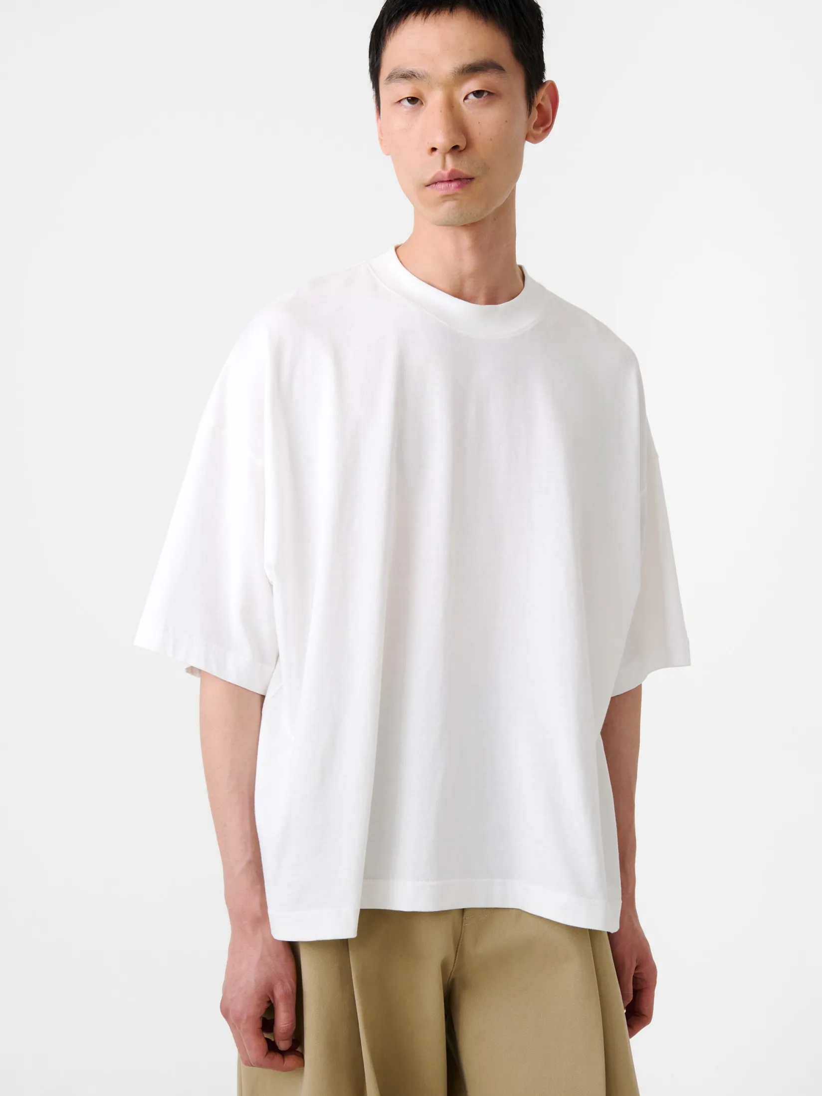 Discount Studio Nicholson Piu T-Shirt Optic White