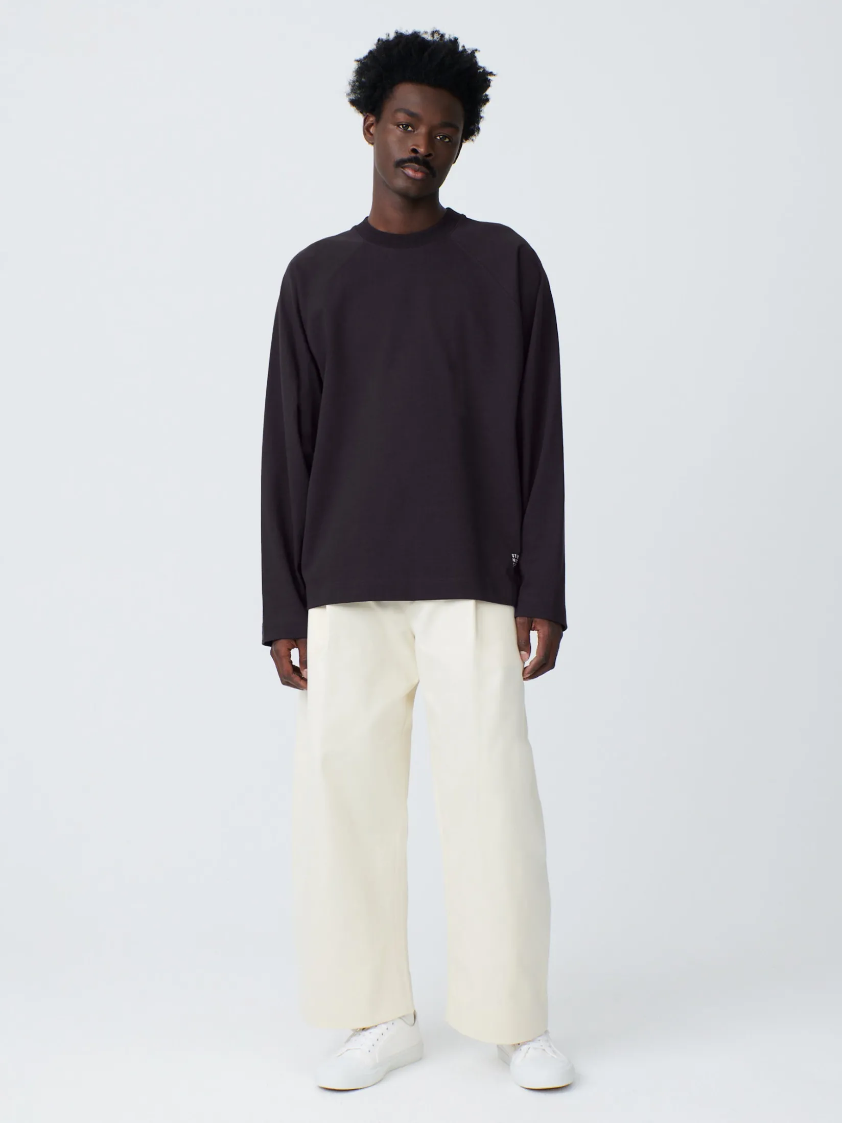Discount Studio Nicholson Platt T-Shirt Black Grape