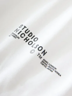 Online Studio Nicholson Platt T-Shirt White