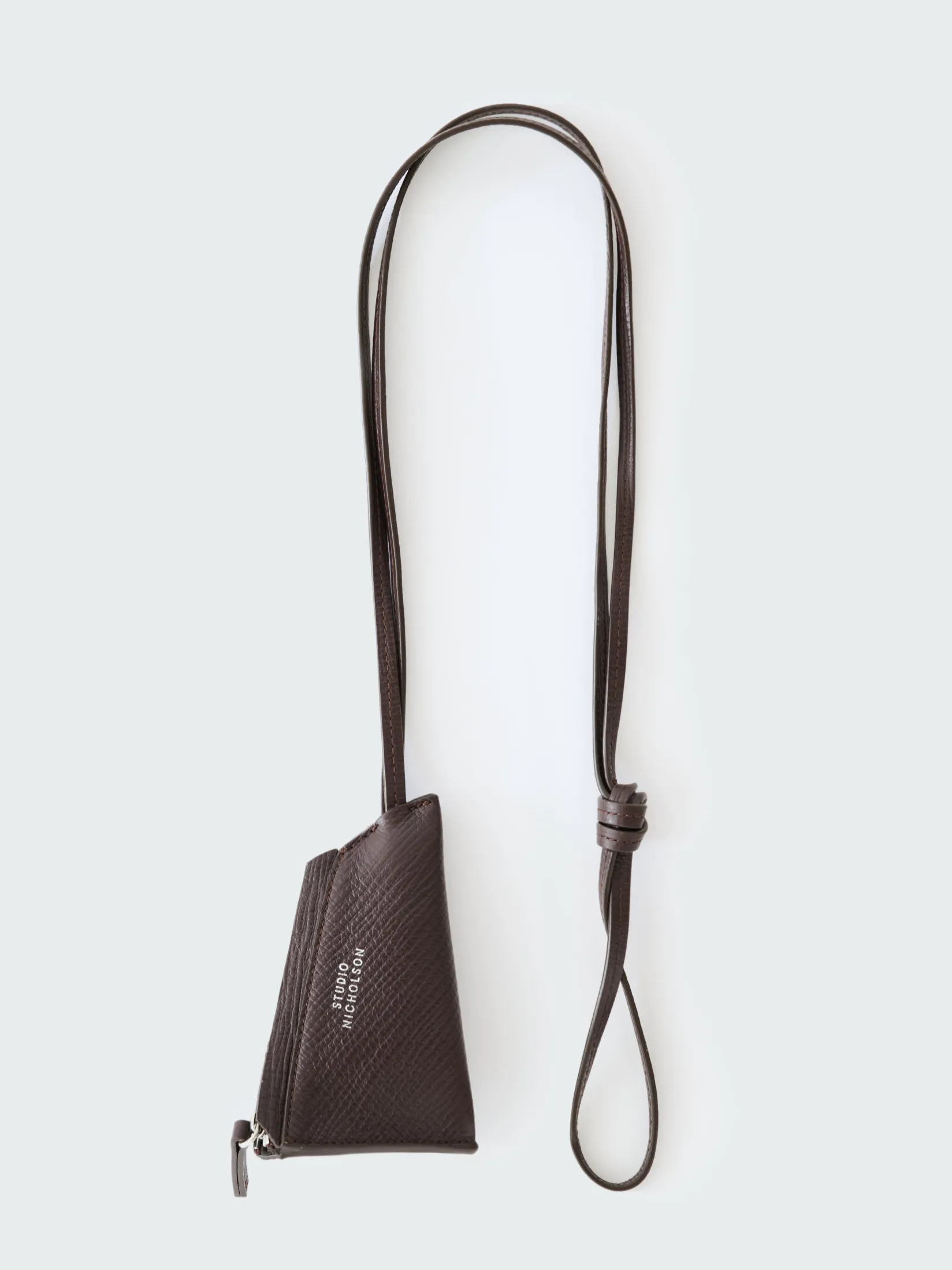 Discount Studio Nicholson Pochi Leather Pouch Conker