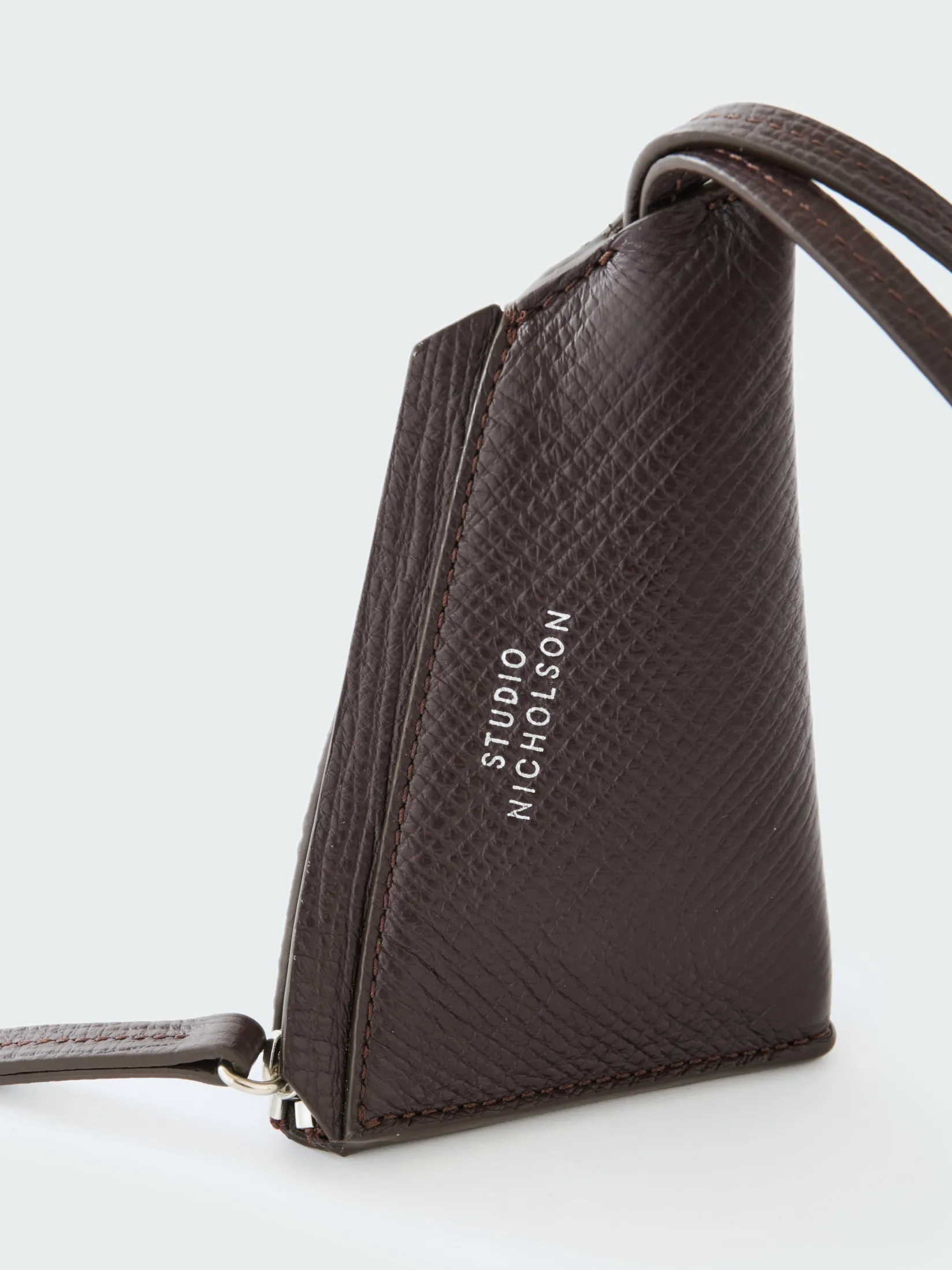 Discount Studio Nicholson Pochi Leather Pouch Conker