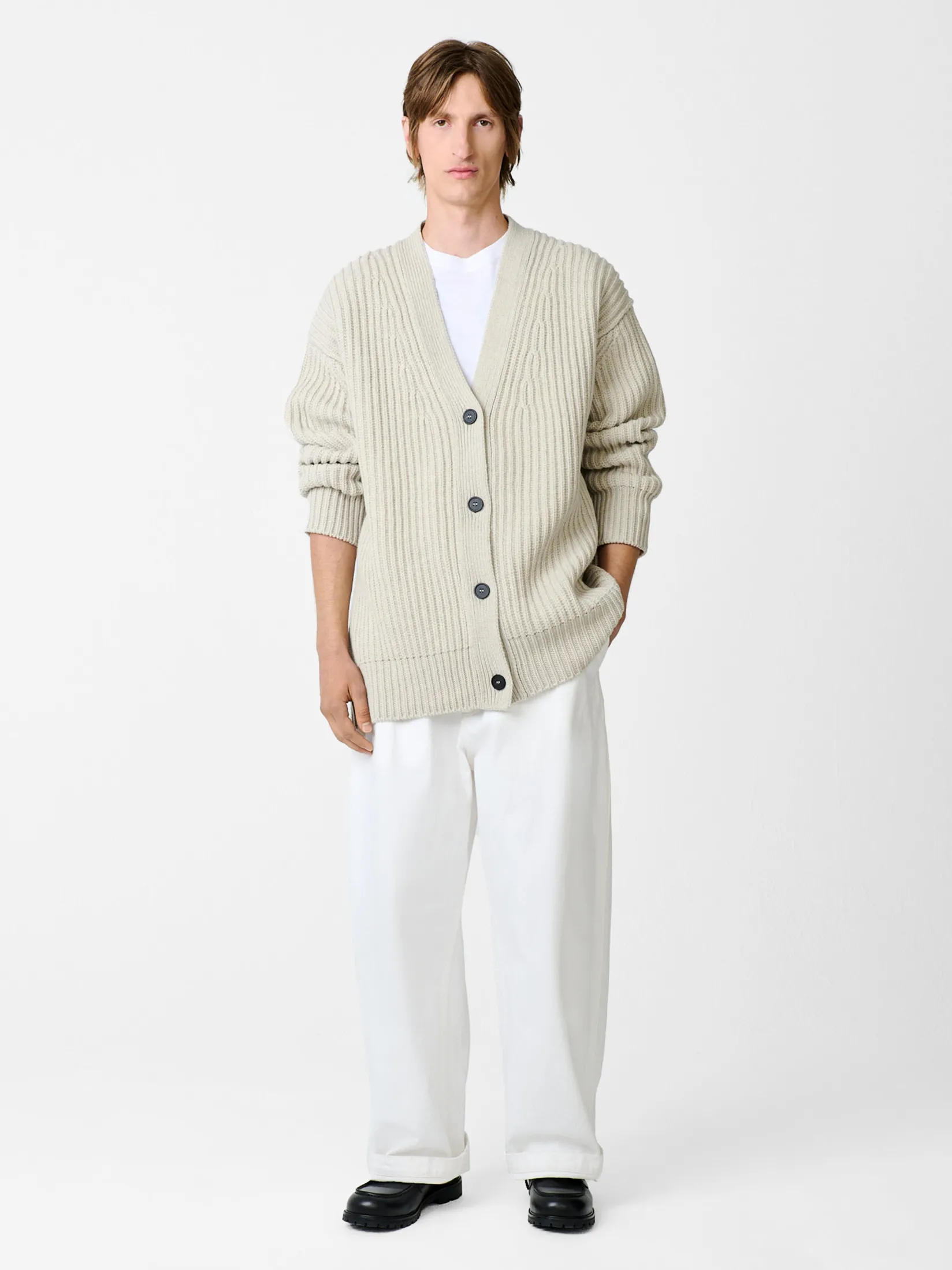 Discount Studio Nicholson Pomona Knit Natural
