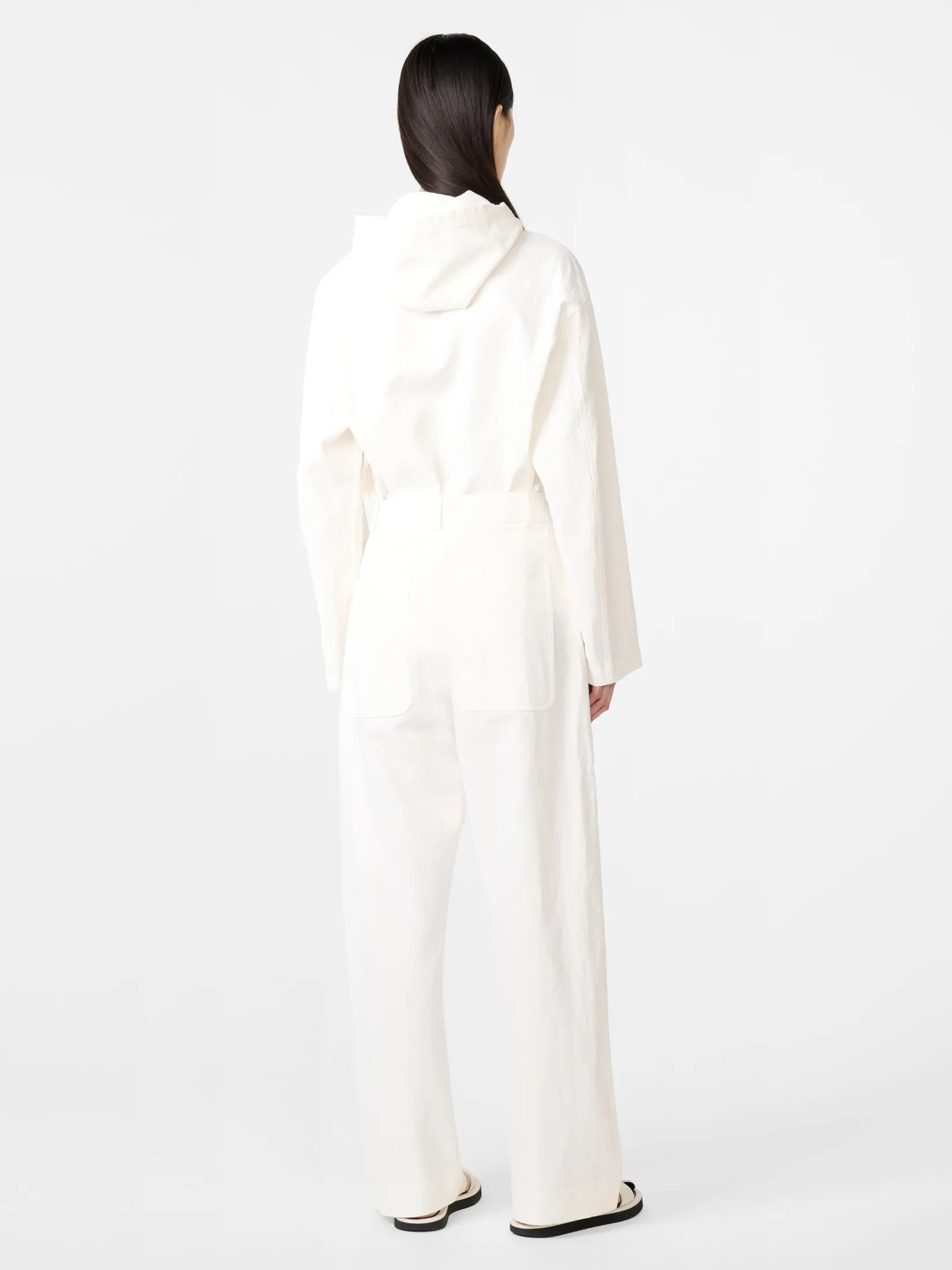 New Studio Nicholson Pravin Linen Pant Milk