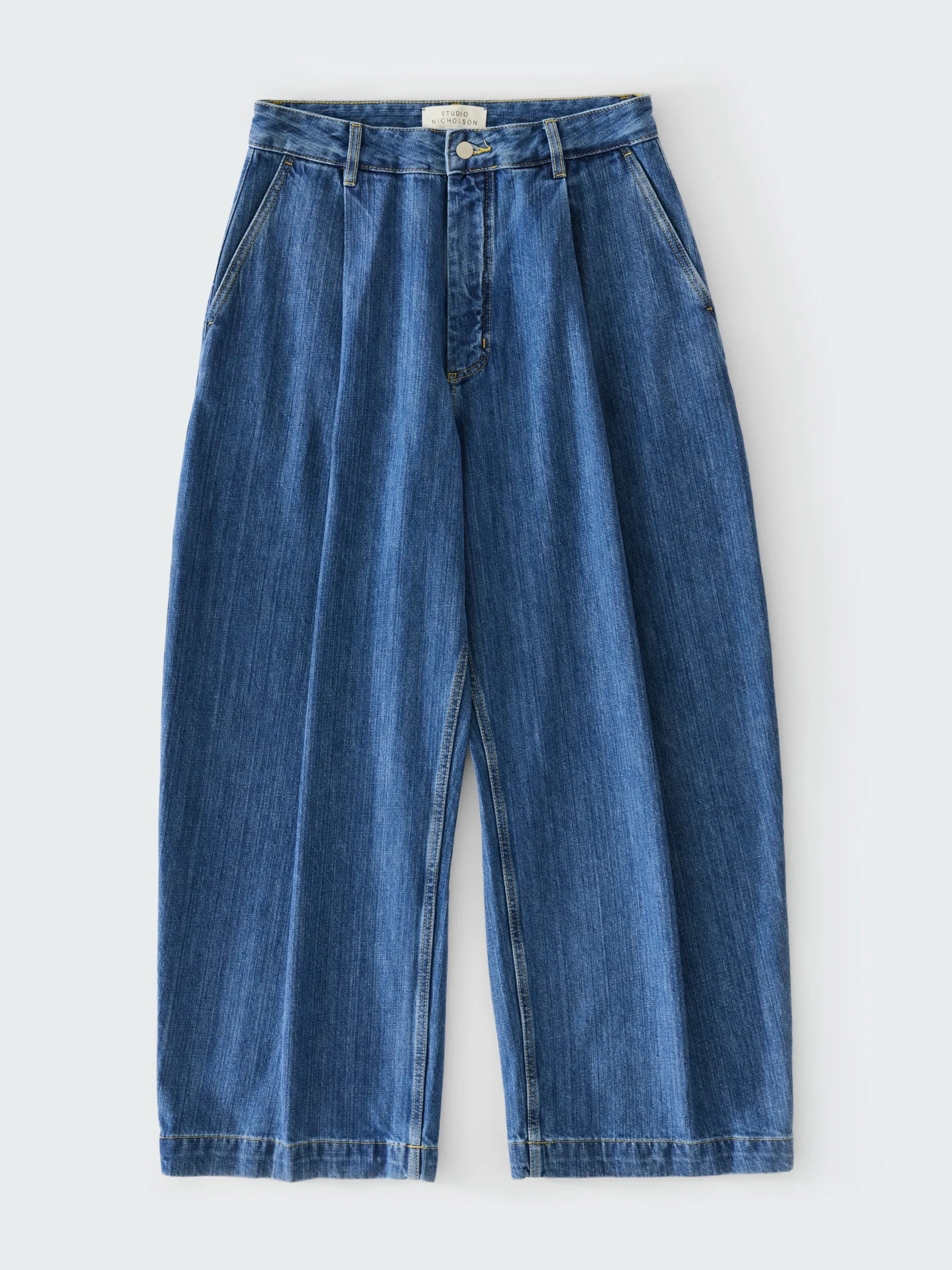 Online Studio Nicholson Puch Denim Pant Faded Indigo