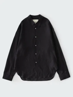 Online Studio Nicholson Rafe Linen Shirt Darkest Navy